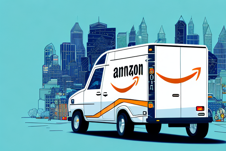 A delivery van with amazon packages inside