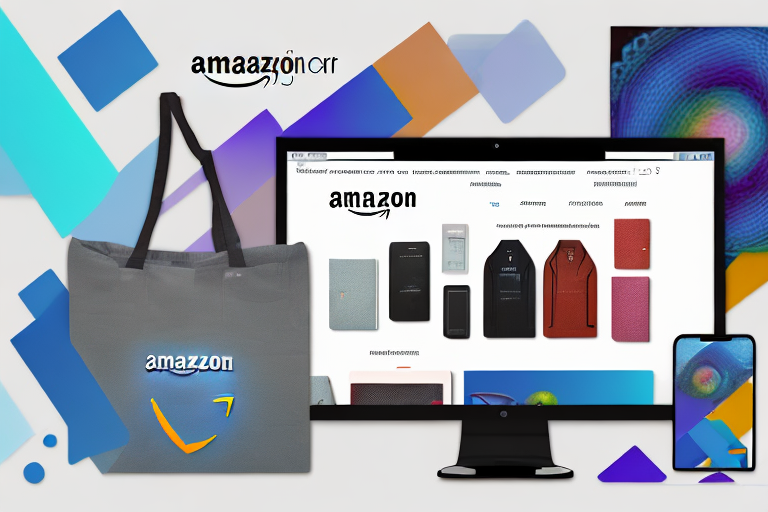 A computer screen displaying an amazon product page with enhanced