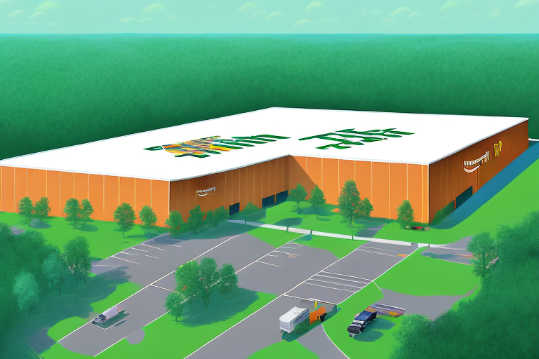 The amazon fulfillment center mco1 building situated on boggy creek road