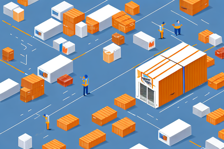 A warehouse full of boxed products