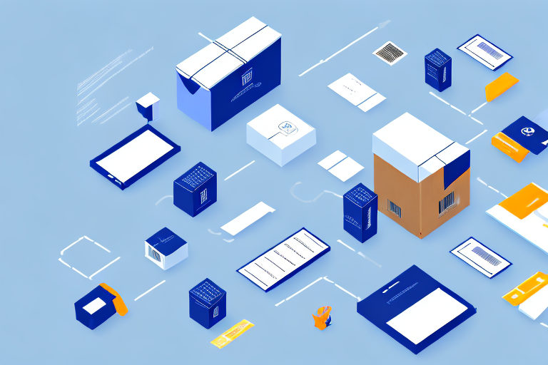 A variety of e-commerce items such as boxes
