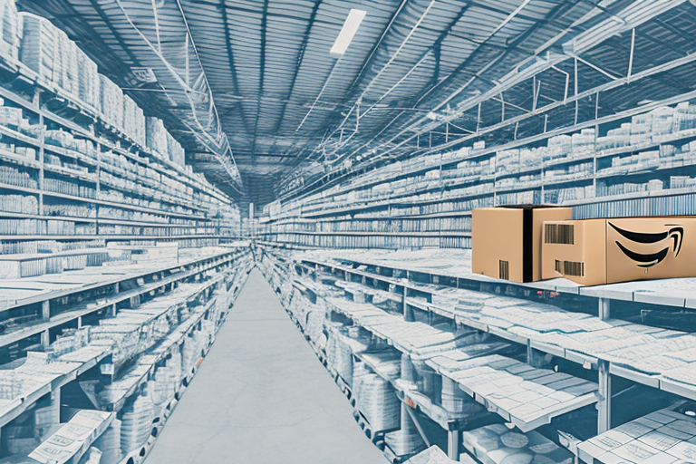 A warehouse filled with organized rows of various types of goods