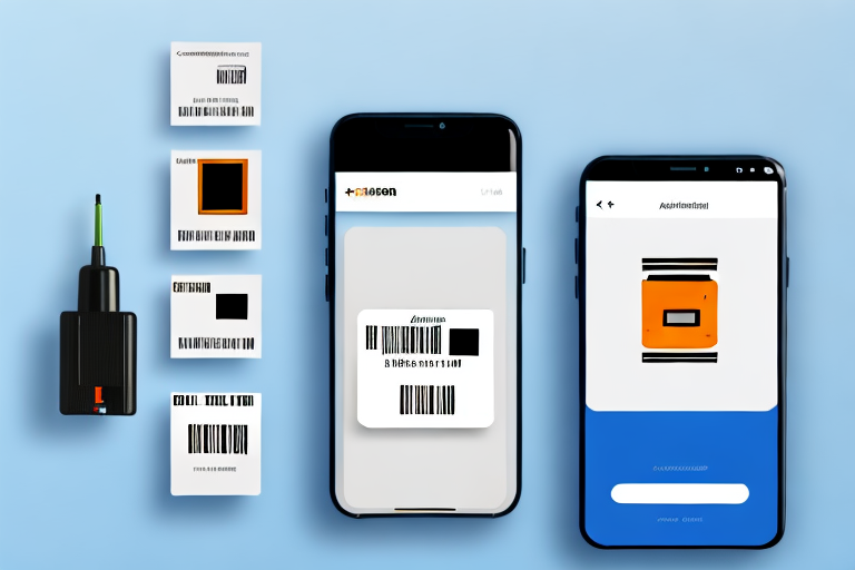 A computer screen displaying an amazon seller account interface with a focus on the sku label section