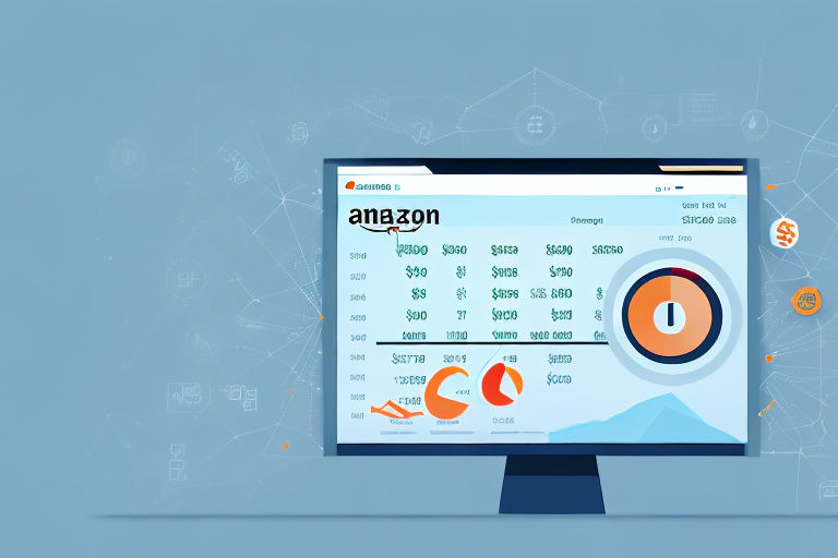 A computer screen displaying a complex financial graph