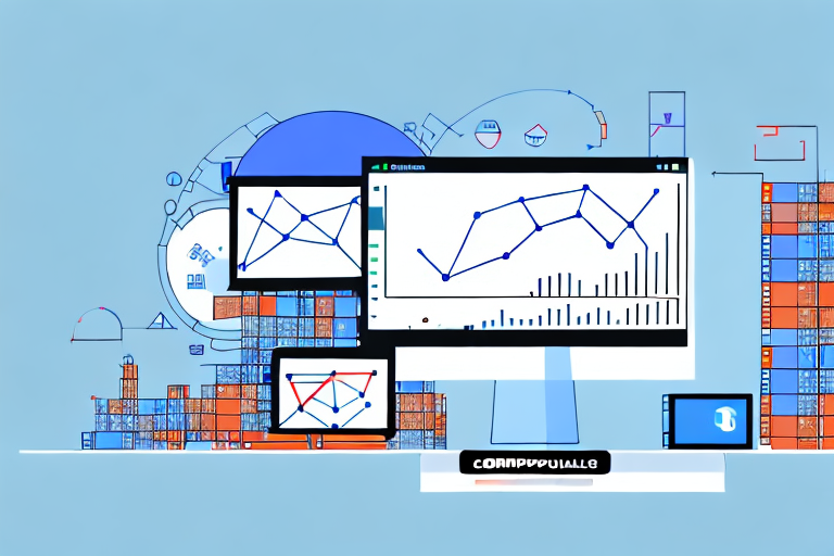 A computer screen displaying various analytical graphs and charts