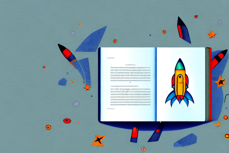 A book on a rocket