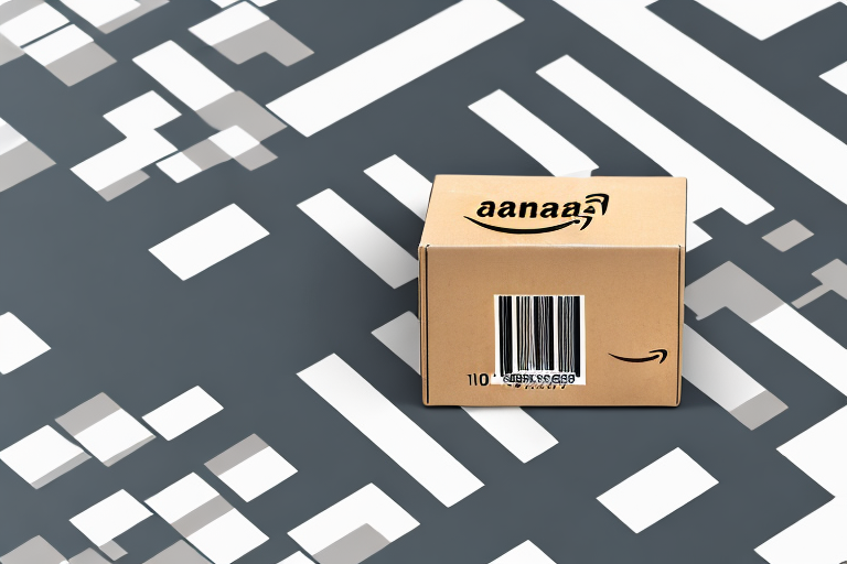 An amazon box with a barcode being crossed out