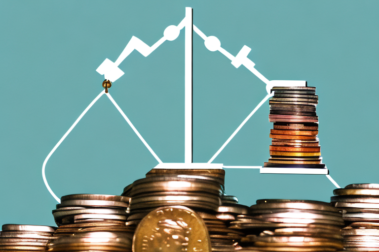 A scale balancing a box labeled "fba" and a pile of coins