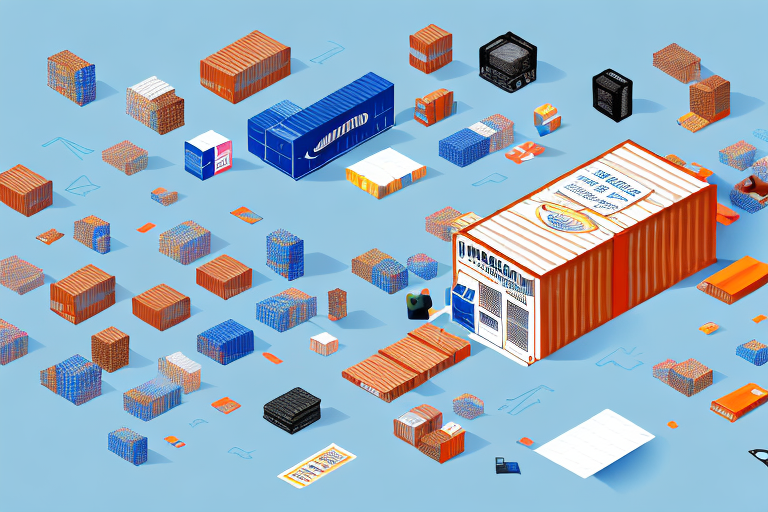 A warehouse filled with various packaged goods